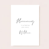 Homecoming - Greeting card
