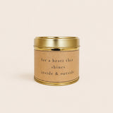 For a heart that shines inside & outside - Gift candle