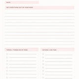 Homecoming Soft Reset - Printable week bundle
