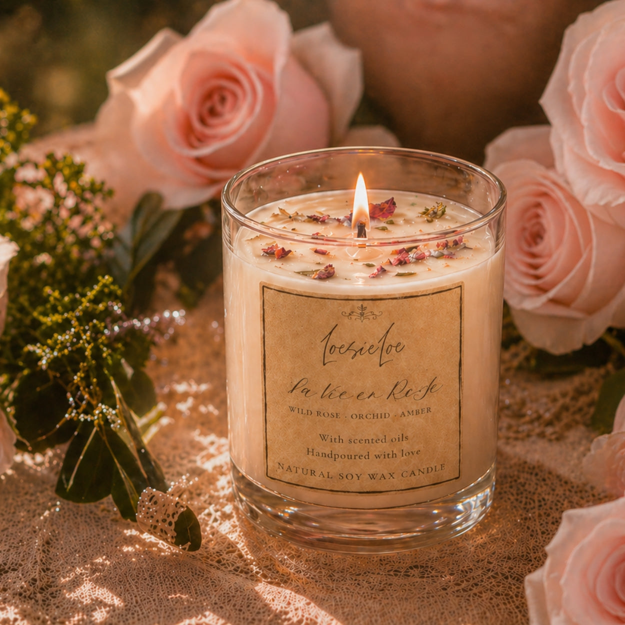 La_Vie_en_Rose_Essentielle_Candle_Loesieloe Collections